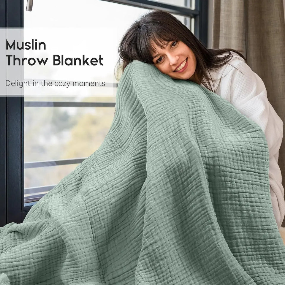 The Muslin Blanket 100% Muslin Cotton